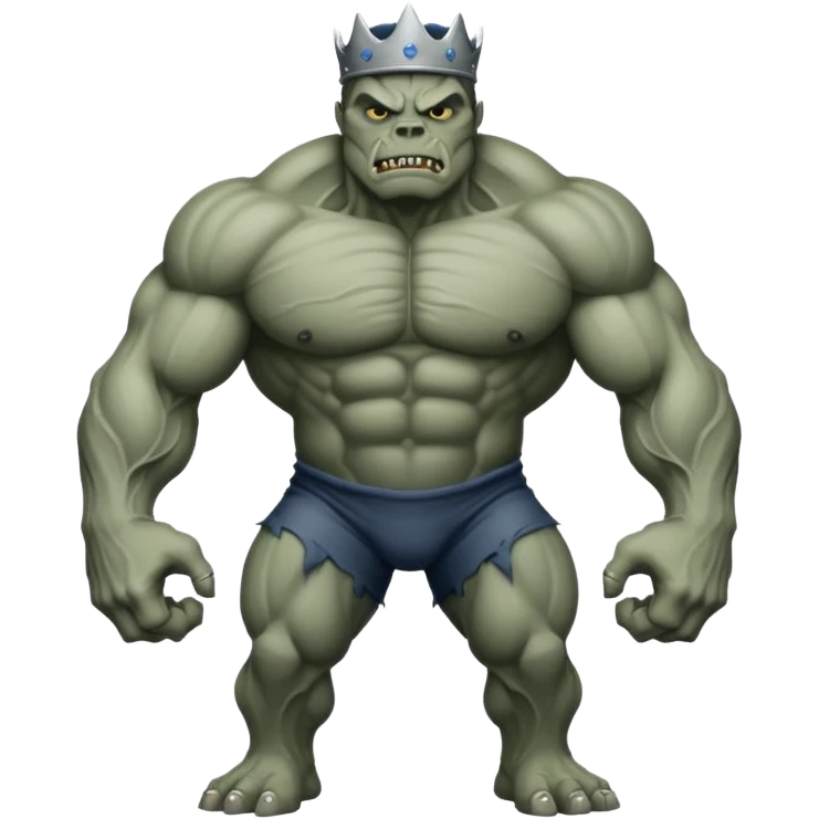 King monster Muscle growth emoji