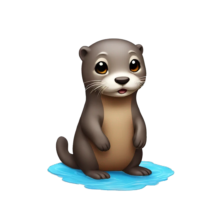 Otter cute emoji