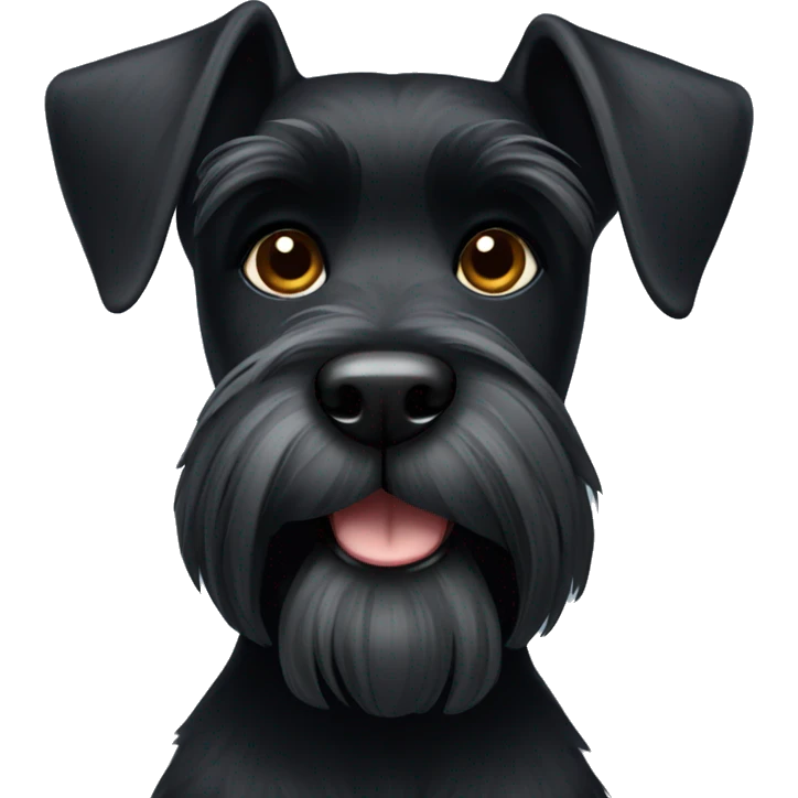 Black schnauzer emoji