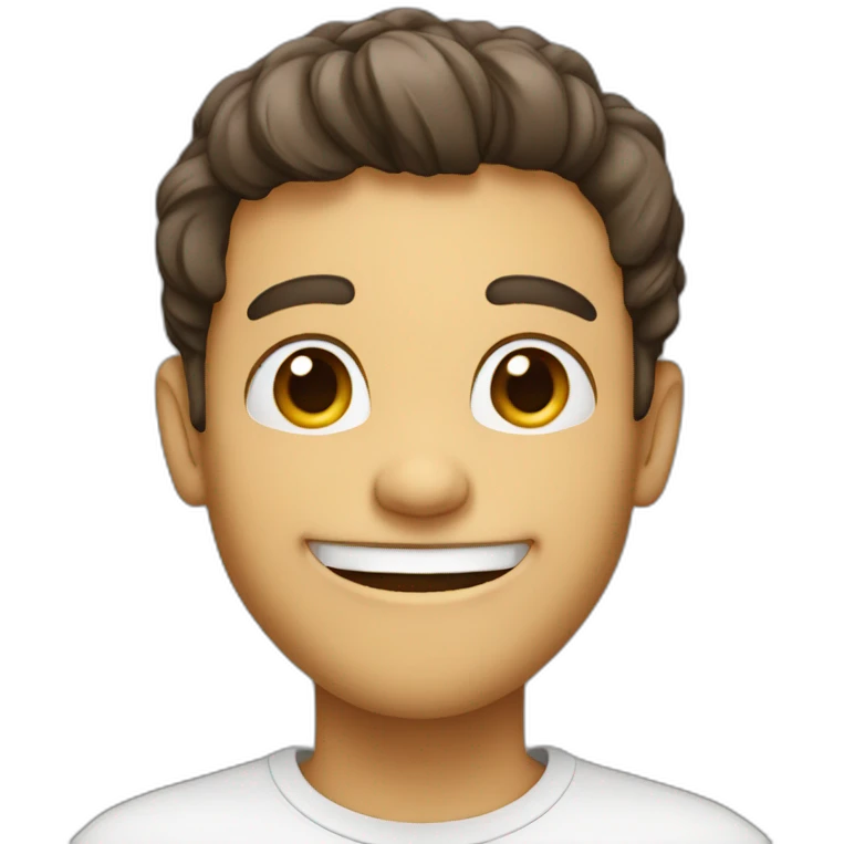 Human with Big smile emoji