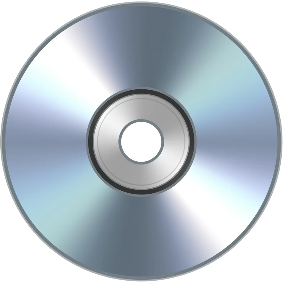 music disk playing emoji