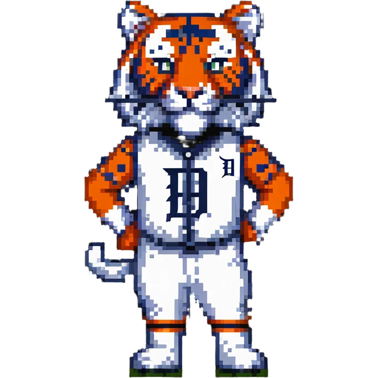 Detroit Tigers mascot emoji