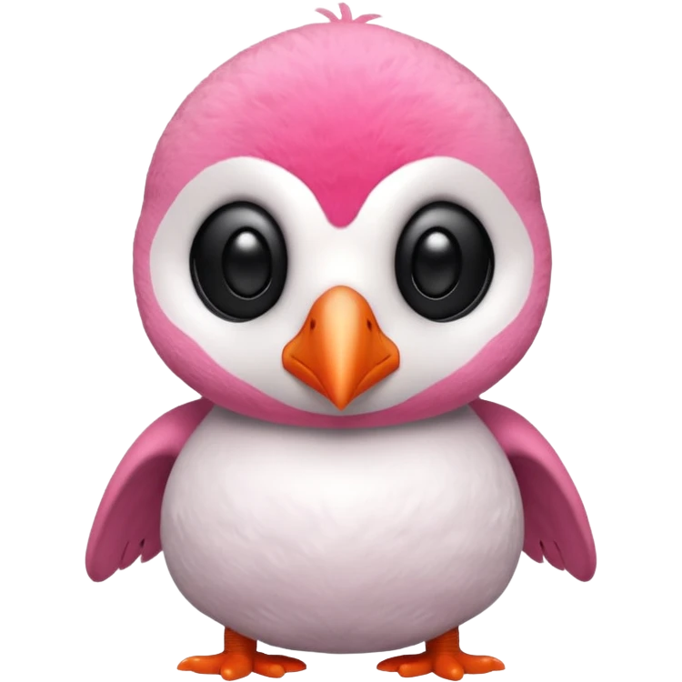 pink puffin stuffing emoji