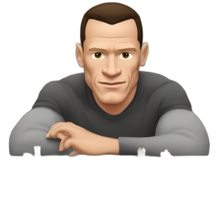 John cena playing chess emoji