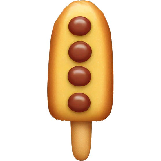 Corn dog emoji