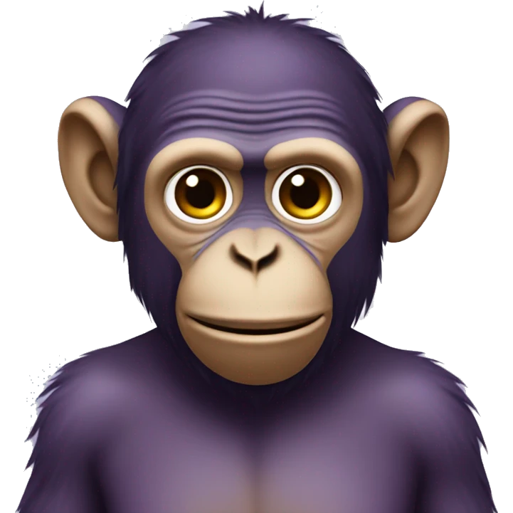 purple monke emoji