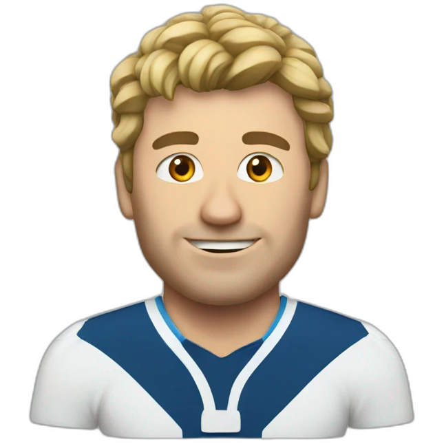 Un rugbyman emoji