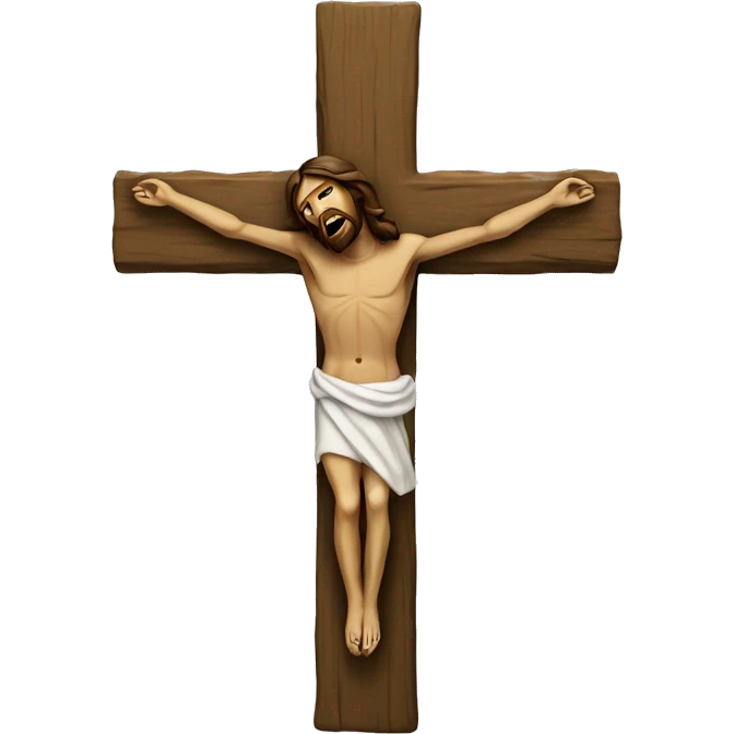 Jesus on the cross emoji