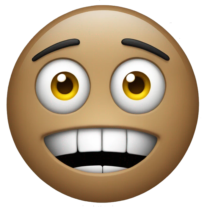 A face with wave mouth, and tear in the both eyes emoji