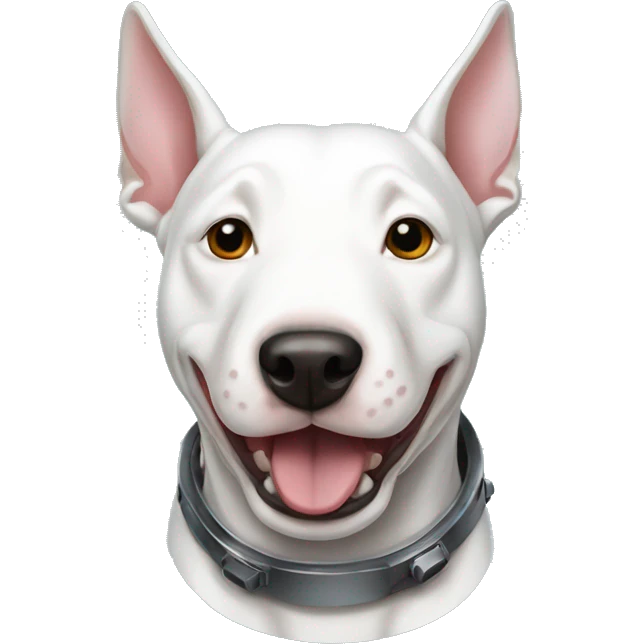 Robot bull terrier emoji