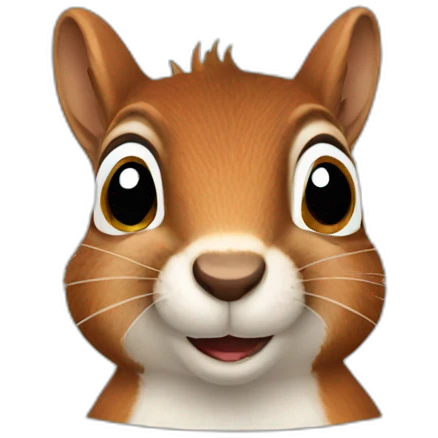 squirrel thought about it eyes up emoji