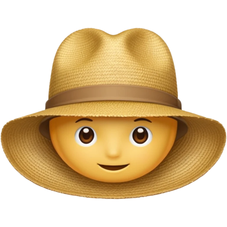 Chapeau de paille emoji