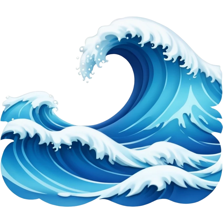 Ocean waves emoji