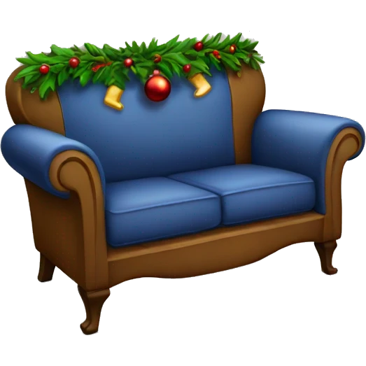 Christmas sofa emoji