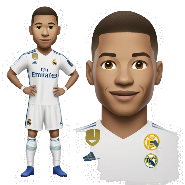 Mbappé to réal madrid emoji