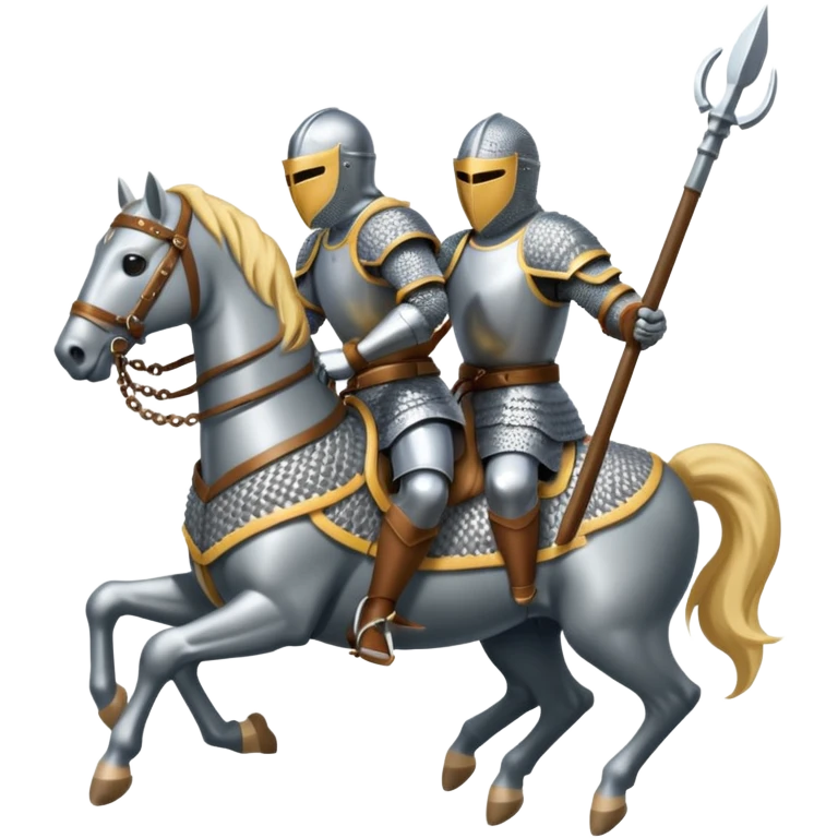two men jousting  emoji