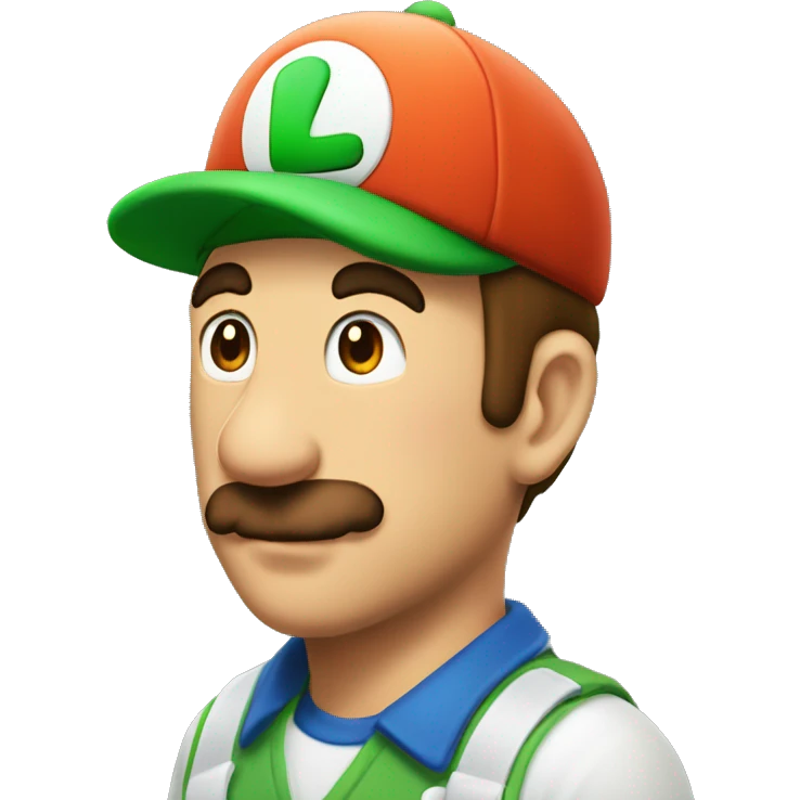 Luigi’s hat with a “D” on it emoji