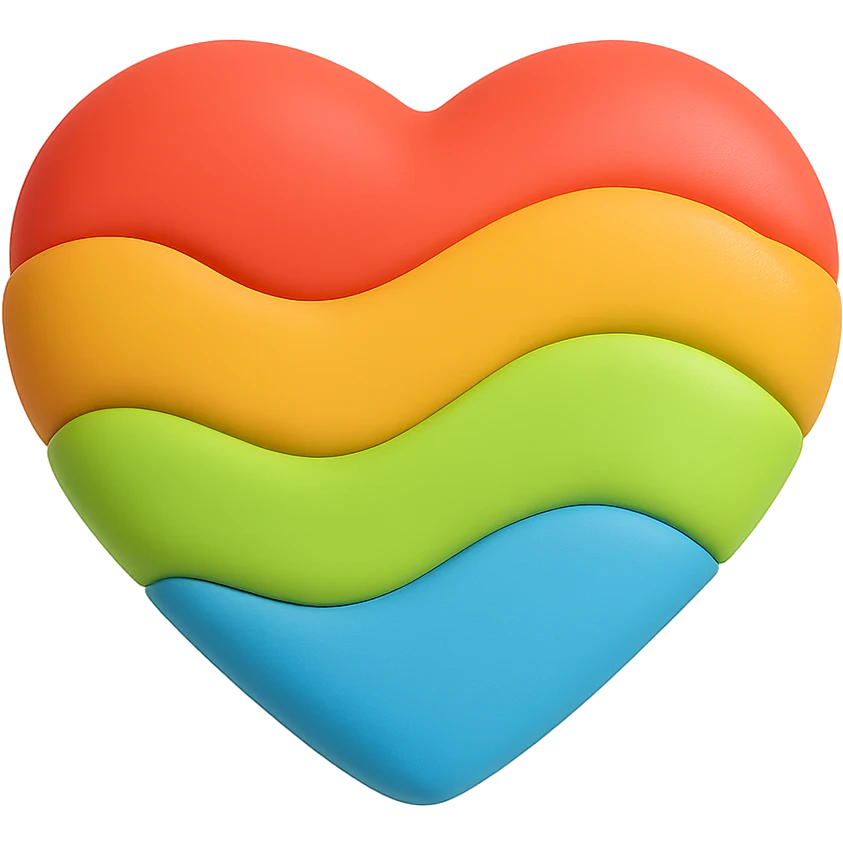 colorful heart icon emoji