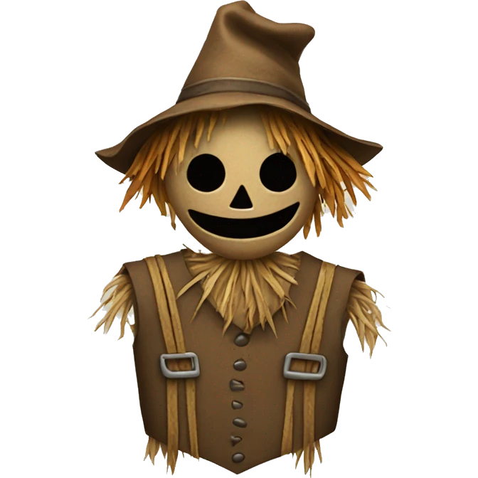 Realistic scarecrow  emoji