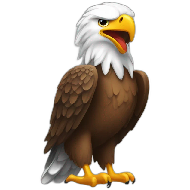 eagle drinking beer emoji