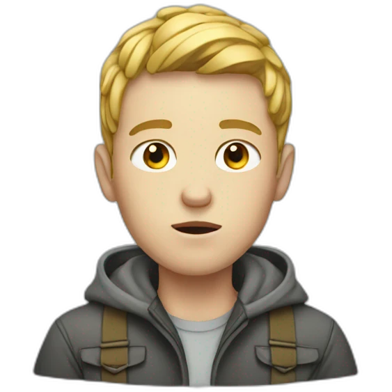 White boy cold emoji