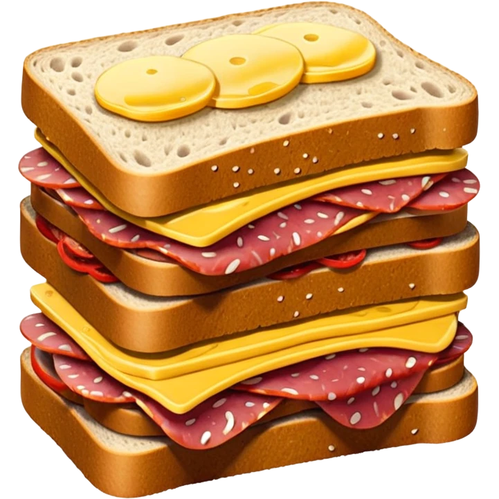 Salami sandwich emoji