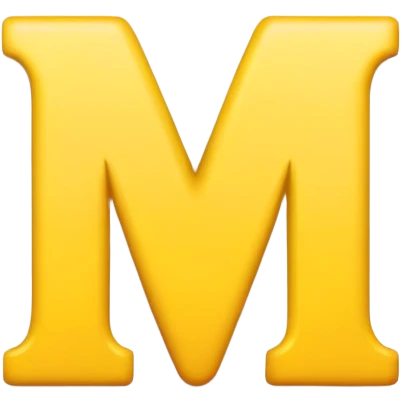 Can you make a emoji the Letter E what also is M emoji