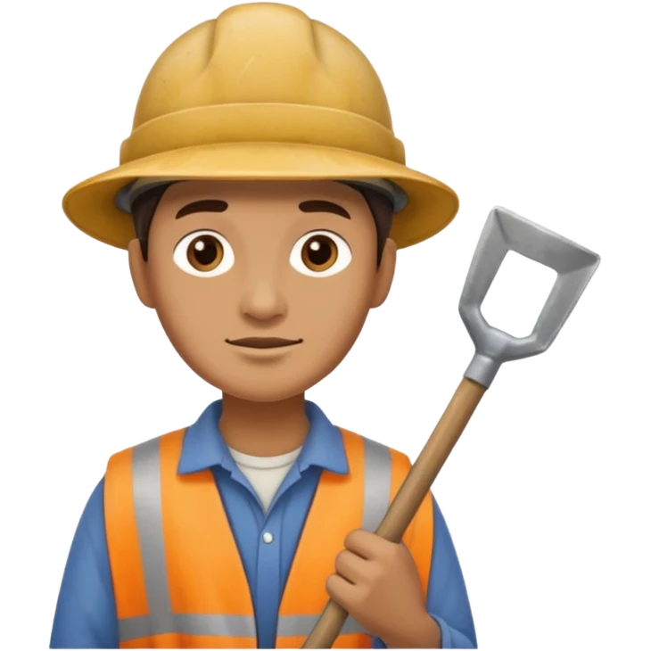 Field Digger with Shovel from Archaeology Team emoji