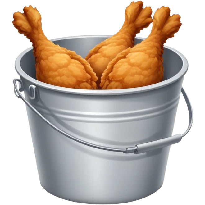 Bucket of chicken  emoji