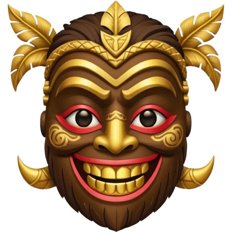 Mavi ünlü tiki emoji