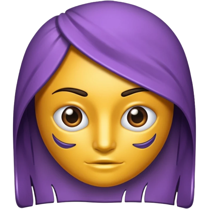 faca\ roxo e branco emoji