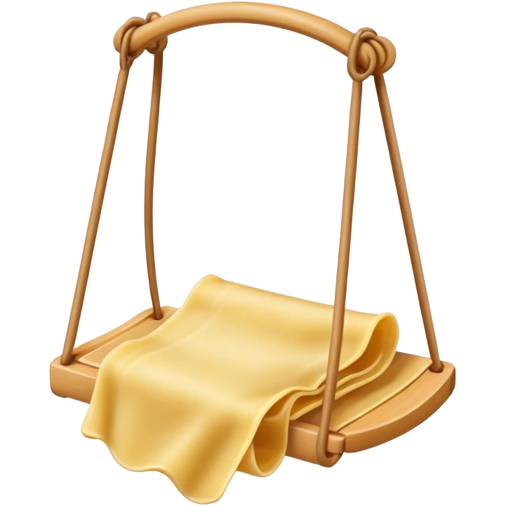 Ravioli on a swing emoji