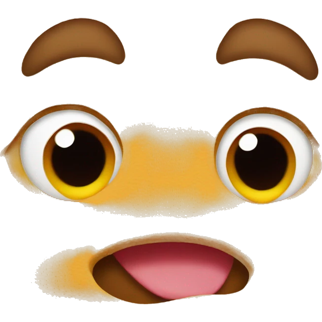 chicken nugget face emoji
