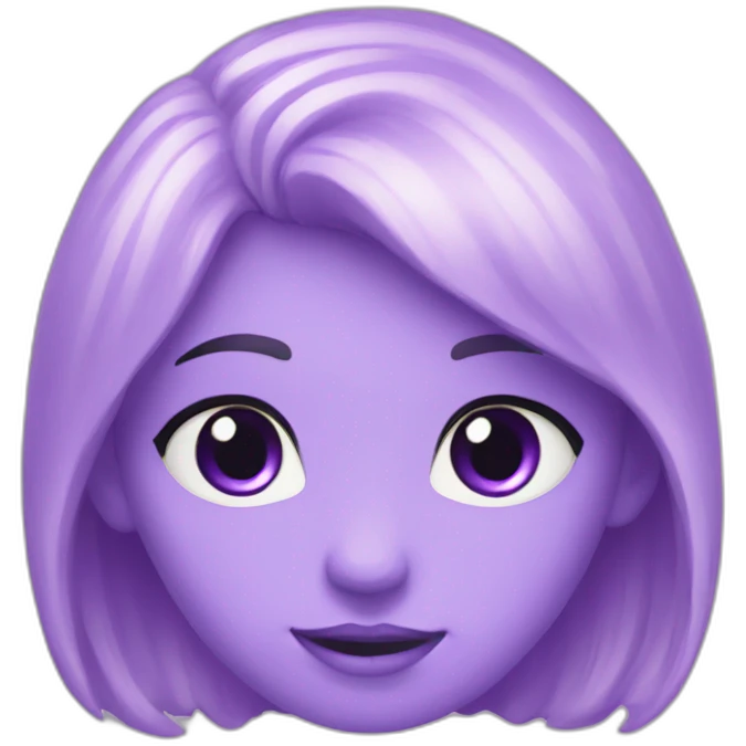 Cœur violet pastel emoji