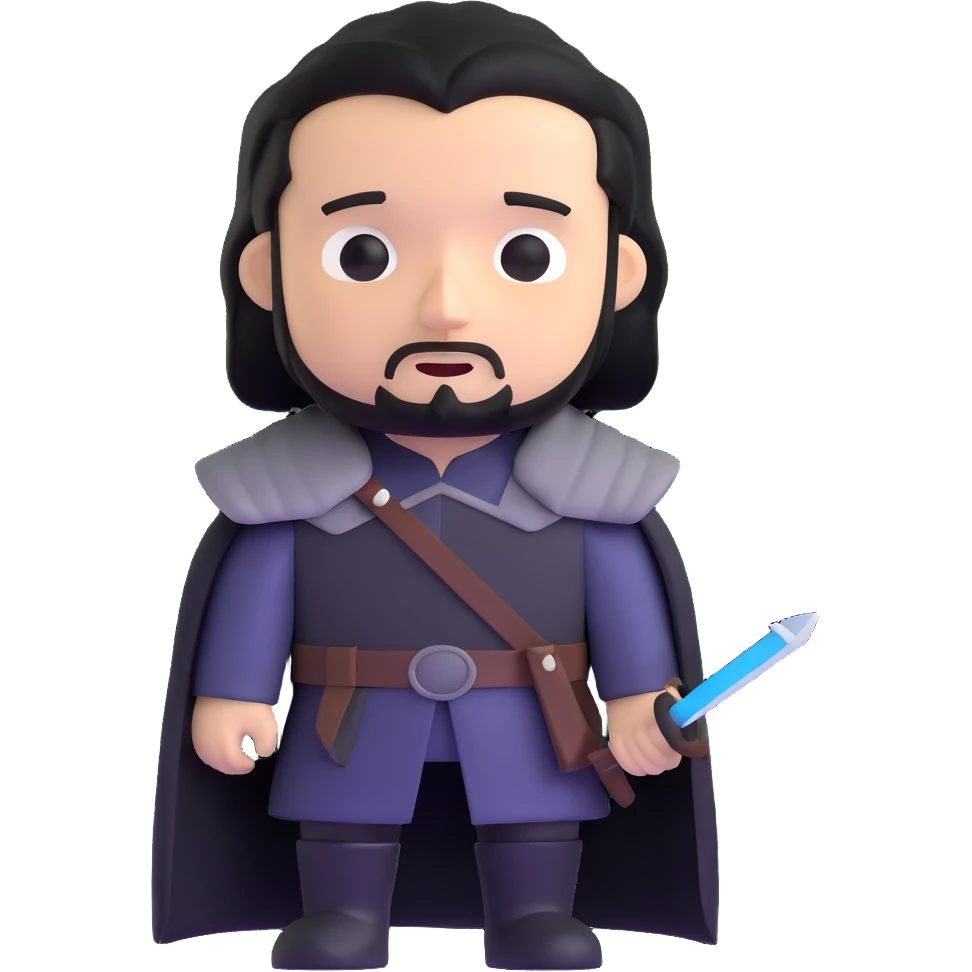 Jon Snow from Game of Thrones emoji
