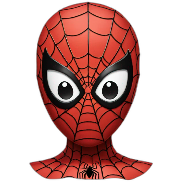 Heart-spiderman emoji
