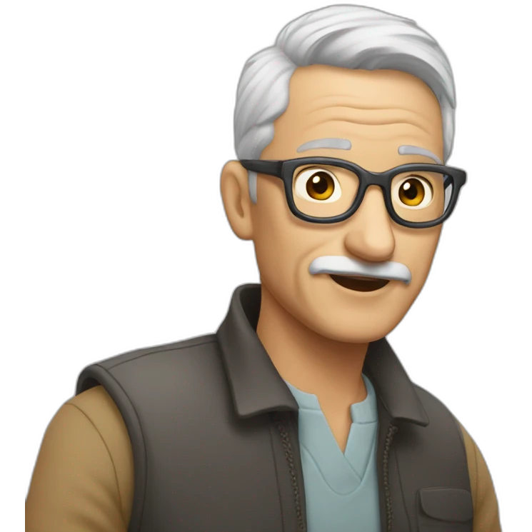 Opa with stumpen emoji