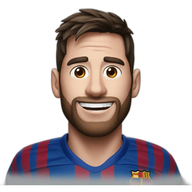 boo face in messi emoji