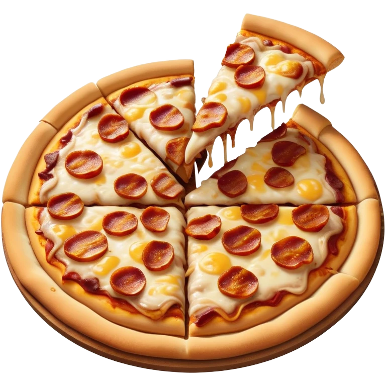 Bbq bacon & chicken pizza emoji