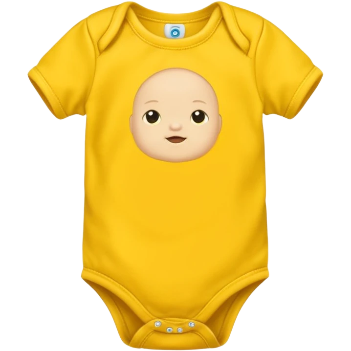 
Plain yellow baby’s onesie shirt emoji