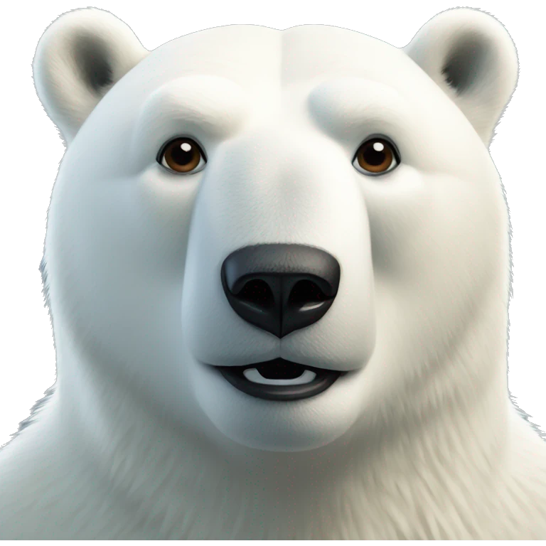 Polar bear emoji