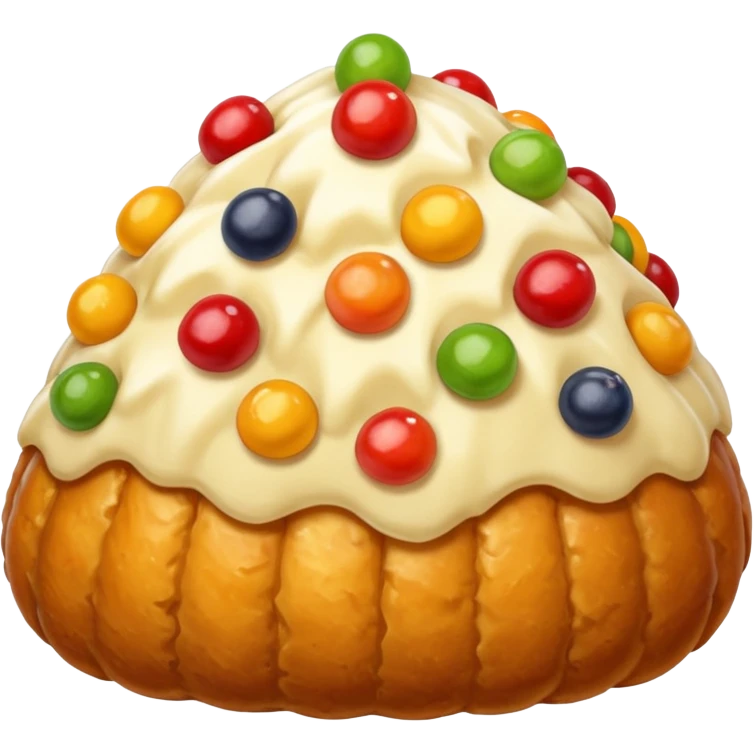 Italian delicious pannetone emoji