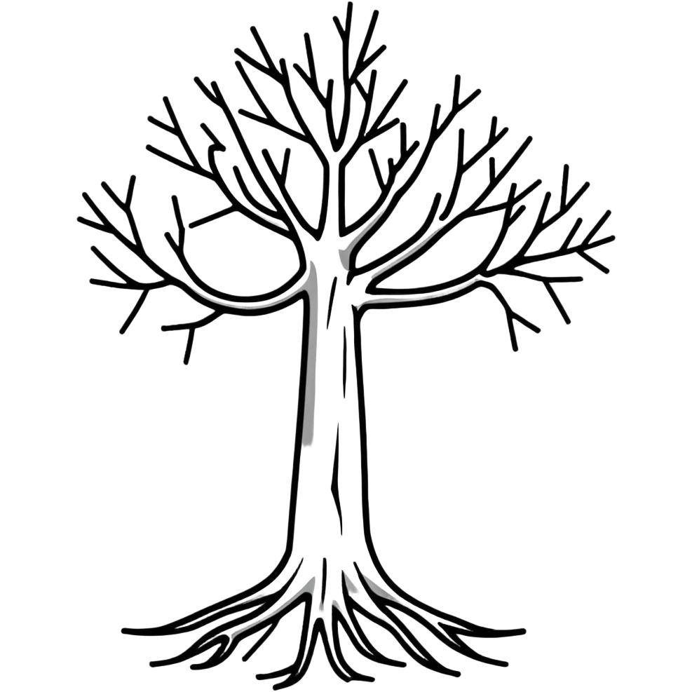 person grounded in nature with roots, strong and resilient emoji