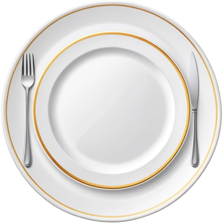 elegant plate with elegant tableware, stylish and sophisticated, like high-end restaurant vibe emoji