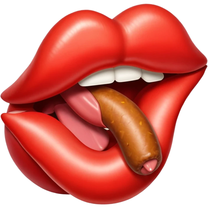 The Rolling Stones' trademark emblem is huge lips and a long tongue cut out like a sausage, modeled after the Prljavo Kazalište band's emblem emoji