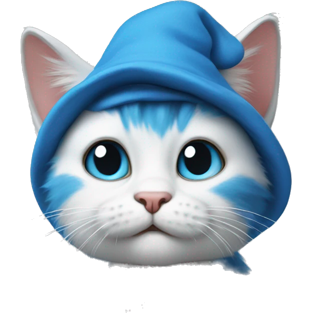 Smurf cat emoji