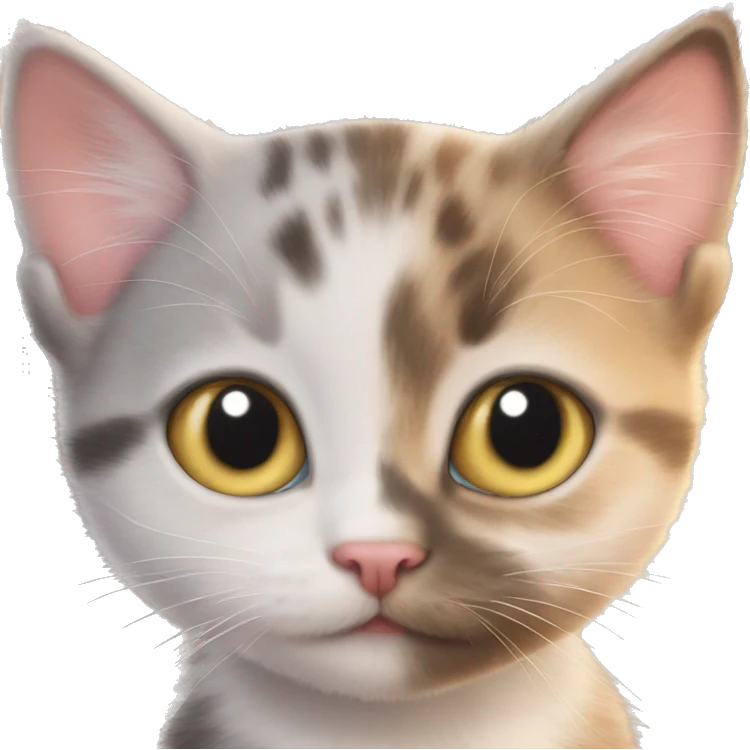 Hello kitten with friends  emoji