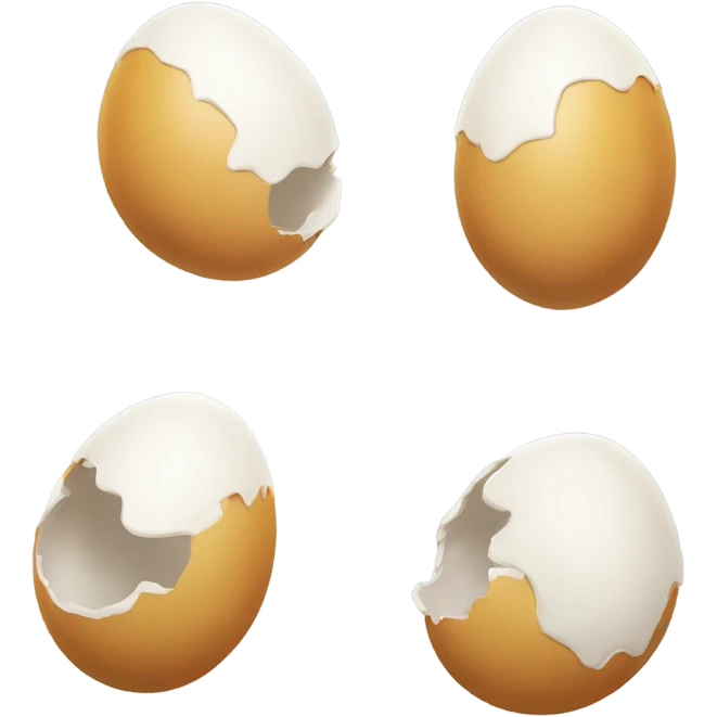 Egg doing back flips emoji