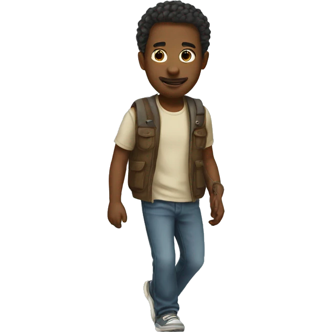 Walking L emoji