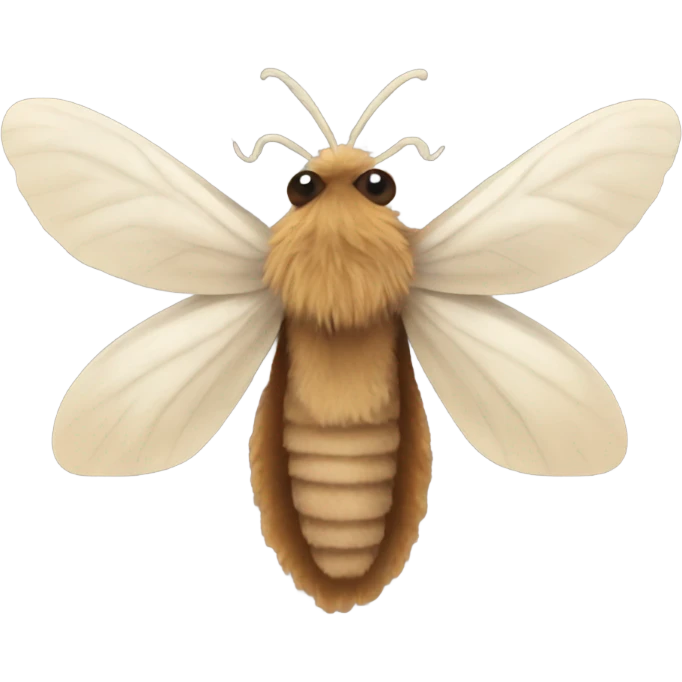 fuzzy moth  emoji